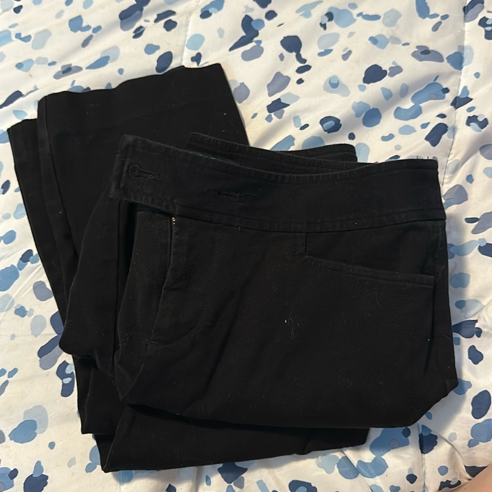 Chaps brand black dress pants